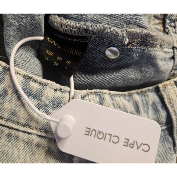 Cape Clique (NEW) Handprint Cutout Jeans Size M - Picture 7 of 7